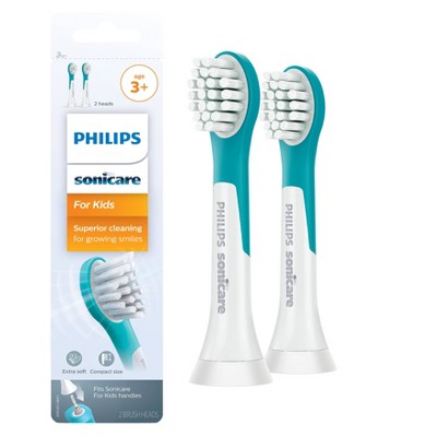 Philips Sonicare for Kids Replacement Electric Toothbrush Head Compact -  HX6032/94 - White - 2ct