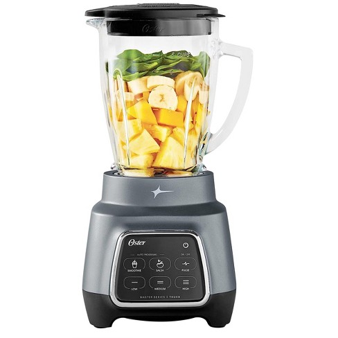 Oster Master Series Touch Screen 6 Speed 6 Cup 800 Watt Blender in Matte Silver - image 1 of 4