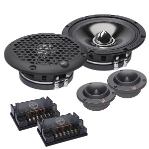 PowerBass PBX-PRO65C - 6.5" Shallow Mount Midrange Component Speakers, Pair - 1 of 4