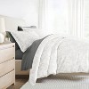 8PC Bedding Bundle, Patterned Duvet Cover, White Comforter and Solid Sheet Set - Becky Cameron - 2 of 4