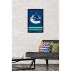 Trends International NHL Vancouver Canucks - Logo 21 Framed Wall Poster Prints - 2 of 4