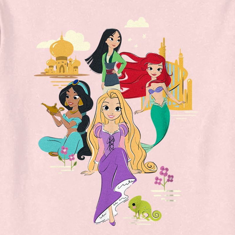 Toddler's Disney Cartoon Princesses T-Shirt, 2 of 4
