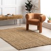Nuloom Oslo Classic Farmhouse Jute Fringe Indoor Area Rug, 4' x 6', Natural - 2 of 4