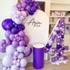 PartyWoo Balloons Purple Light Pastel Lavender Lilac 5 Inch 120 pcs - 3 of 4