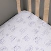 NoJo Star Wars Grogu Cutest in the Galaxy Cream and White Nursery Fitted Crib Sheet - image 2 of 3