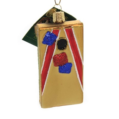 Old World Christmas 3.75" Corn Hole Game Lawn Game  -  Tree Ornaments