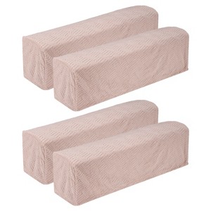 Unique Bargains Twill Stretch Soft Jacquard Non Slip Sofa Armrest Covers - 1 of 4