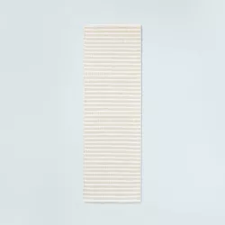 Break Stripe Handmade Area Rug Taupe/Cream - Hearth & Hand™ with Magnolia