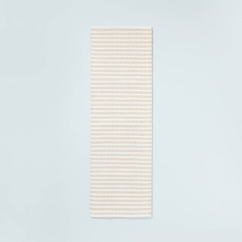 Break Stripe Handmade Area Rug Taupe/Cream - Hearth & Hand™ with Magnolia - image 1 of 4