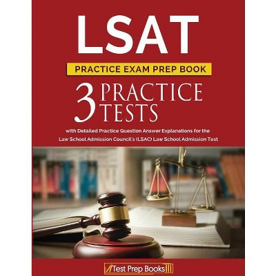 Lsat Practice Exam Prep Book - By Test Prep Books (paperback