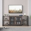 Whizmax TV Stand Industrial Entertainment Center for Living Room - 2 of 4