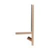 Kiera Grace 15.7" Alva Accent Mirror Shelf with 4 Pegs: Modern Rectangle, No Assembly, Wood Frame, Wall Mounted - 3 of 4