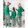 Christmas Pajamas for Family Kids Christmas Pjs Matching Sets for Kids Holiday Xmas Sleepwear Set - 4 of 4