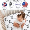 Sweet Jojo Designs Girls Baby Fitted Crib Sheet Ballerina and Ballet Bows White and Black - 3 of 4