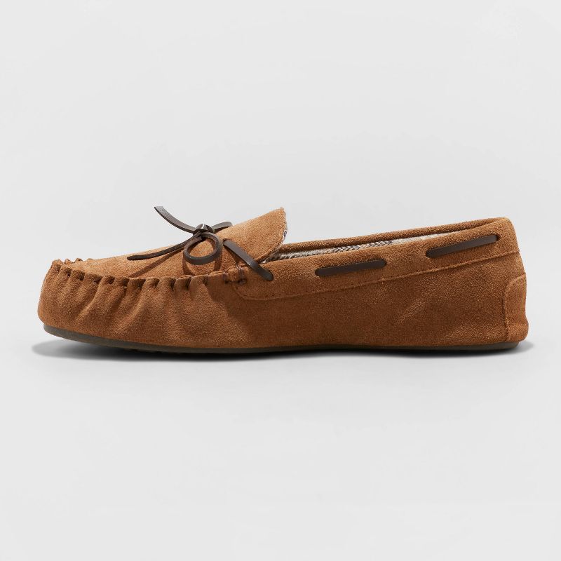 Men's Topher Moccasin Leather Slippers - Goodfellow & Co™, 2 of 6