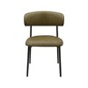 Meridian Furniture,Lupita Vegan Leather Dining Chair, Set of 2 - 3 of 4