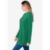 Woman Within Plus Size High Pile Fleece Sweatshirt - 4 of 4