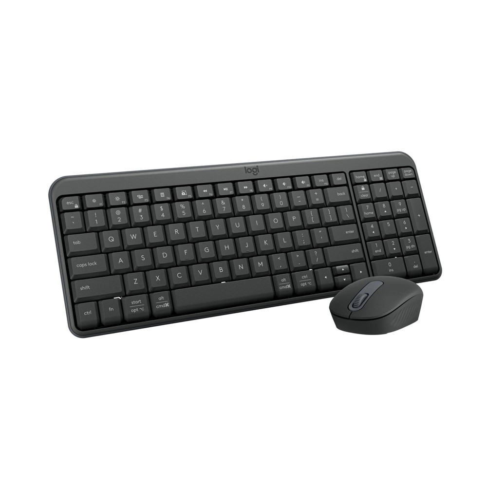 Logitech Bluetooth Compact Combo - Black: Dome Switch, Full Size
