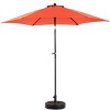 9FT Outdoor Sun Umbrellas, Market Patio Table Umbrella with Push Button Tilt and Crank, 6 Sturdy Ribs (Base Not Included) – Maison Boucle - 2 of 4