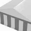 Resenkos Canopy, Outdoor Canopy Tent,20' x 20'Wedding Tent, Outdoor Carport Garage Party Tent with Sidewall, Gray White and Gray - 2 of 4