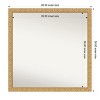 Amanti Art Lila Non-Beveled Wood Framed Bathroom Vanity Wall Mirror - 3 of 4