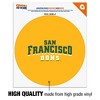 University of San Francisco Secondary Logo Automotive Car Window Locker Circle Bumper Sticker - 3 of 4