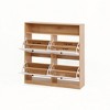 Chery Life Shoe Storage Cabinet with 4 Flip Drawers , Shoe Rack Organizer Cabinet with Anti-tip Fitting for Entryway, Hallway - 4 of 4