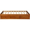 Streamdale Twin Size Platform Storage Bed with 3 Drawers Beige - 4 of 4
