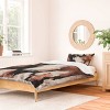 Deny Designs Twin/ Twin Extra Long Emanuela Carratoni Festive Colors Duvet Cover and Pillow Sham Beige - 2 of 4