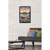 Trends International Lantern Press - Acadia National Park, Maine, Jordan Pond Framed Wall Poster Prints - 2 of 4