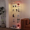 APRILSOUL74.80"Temperedglassdisplaycabinet,liquorcabinet,storagecabinet,filecal - 2 of 4