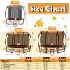 Costway 8FT Recreational Trampoline w/ Ladder Enclosure Net Safety Pad Outdoor - 2 of 4