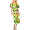 LA LEELA Women's Beachwear Swimsuit Coverups for Women Summer Cover Ups for Women Button Up Beach Dress Night T Shirt for Women L-XL Pink,Floral - 2 of 4
