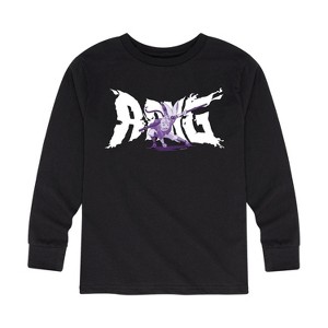 Boys' - Avatar: The Last Airbender - Aang Momo Happy Long Sleeve Graphic T-Shirt - 1 of 4