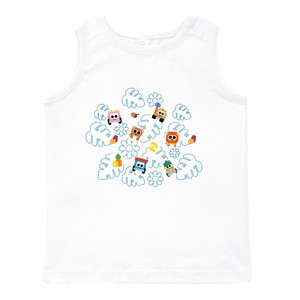 Leo the Truck Palm Leaves and Floral Outline - Toddler Graphic Tank - 1 of 2