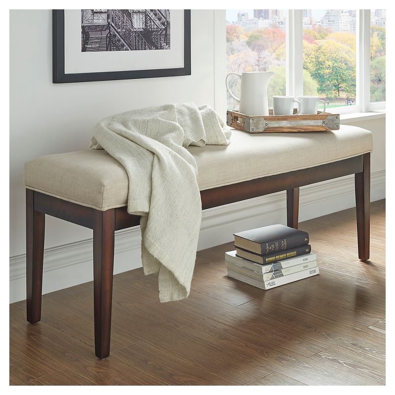 Quinby Linen Bench - Inspire Q, 6 of 7