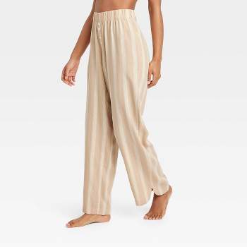 Women's Linen Blend Pajama Pants - Stars Above™