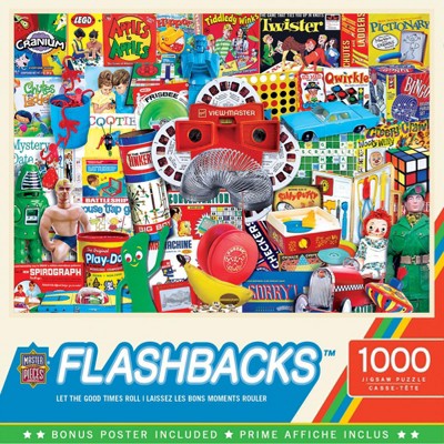 Photo 1 of (MISSING PIECES) MasterPieces Inc Flashbacks Let the Good Times Roll 1000 Piece Jigsaw Puzzle