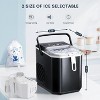 ZAFRO Ice Maker Countertop with Handle, Self-Cleaning Ice Machine, 35Lbs per Day, Chewable&Soft Ice Cubes, with Ice Basket/Ice Scoop - 2 of 4