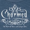 - Charmed - The Power of Three Will Set You Free Graphic Short Sleeve Fleece Dress - 2 of 4
