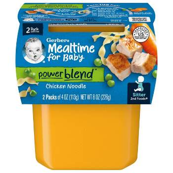 Gerber Sitter 2nd Foods Chicken Noodle Baby Meals - 2pk/8oz