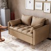 44.5 Inch Small Modern Loveseat Sofa Couch with Storage Under Seat Cushion - 4 of 4