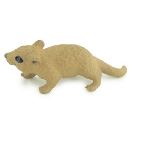 Mouse, Hand Painted, High Quality Rubber Rodent, Realistic House Mouse, (Mus musculus), Design, Educational, Toys,  1 3/4 Inches. CH1032 BB218 - 1 of 4