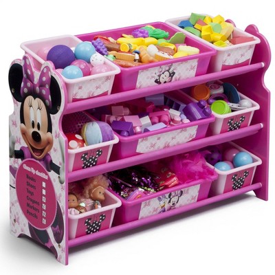 minnie mouse toy bin organizer