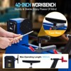 Wood Lathe Machine,Benchtop Lathe with Thickened Tool Rest for High Speed Sanding and Polishing of Finished Work - 3 of 4