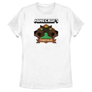 Womens Minecraft Tadpole Badge T Shirt - 1 of 4