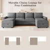 103.9" Convertible U-Shaped Sectional Sofa with Two Storage Chaise Lounges & 4 USB Ports - 4 of 4