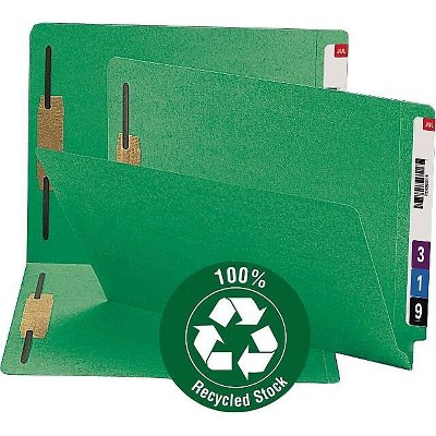 Smead 100% Recycled End Tab Fastener File 34172