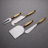 Inox Artisans Twisted Urban Vintage Gold Cheese Knife 4 Pc. Set - 4 of 4