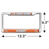 US Coast Guard Academy School Logo Full Size Standard License Plate Metal Frame - 4 of 4